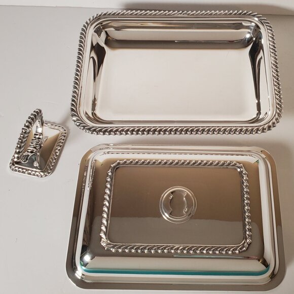Birks Regency Silver Plated Serving Dish with Lid - Picture 9 of 11